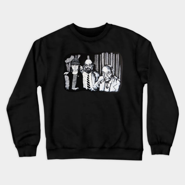 Patti, Allen And Burroughs Crewneck Sweatshirt by AndersHoberg